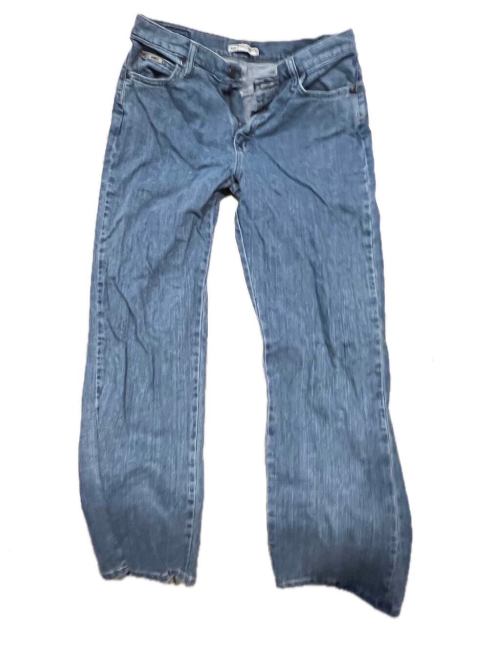 Lee Relaxed Straight Leg Blue Jeans Womans 10